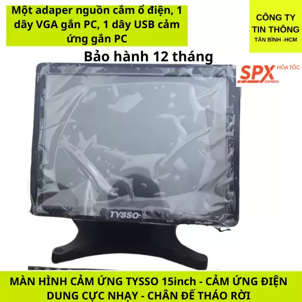 MÀN HÌNH CẢM ỨNG TYSSO 15inch