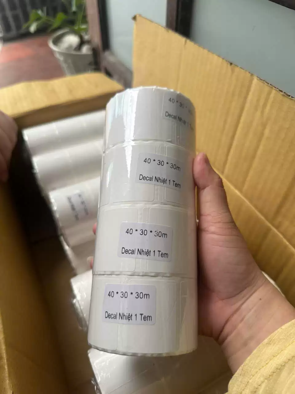 giấy in mã vạch 40x30 giấy in mã vạch 40x30