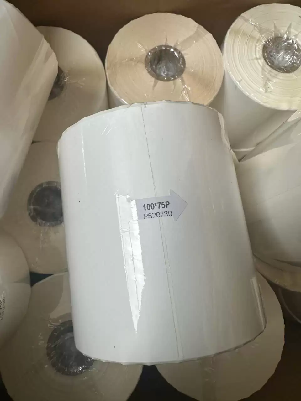 Tem nhựa PVC 100x75mm 50m