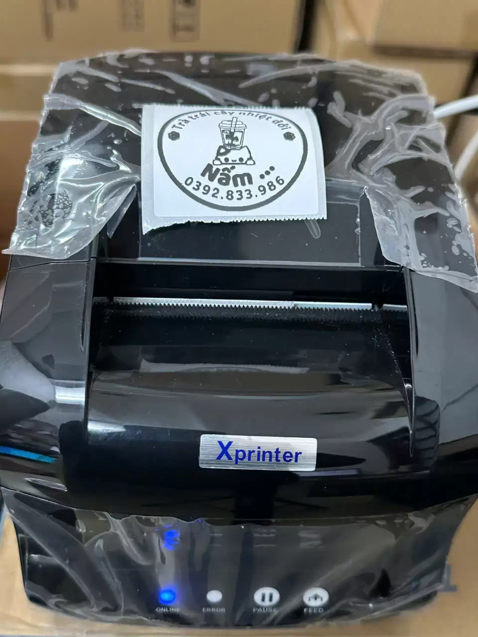 Giấy in tem 50x50 x 30M - in vận đơn GHTK Giấy In Tem Nhiệt 50x50mm – Cuộn 30m Thùng 100 cuộn