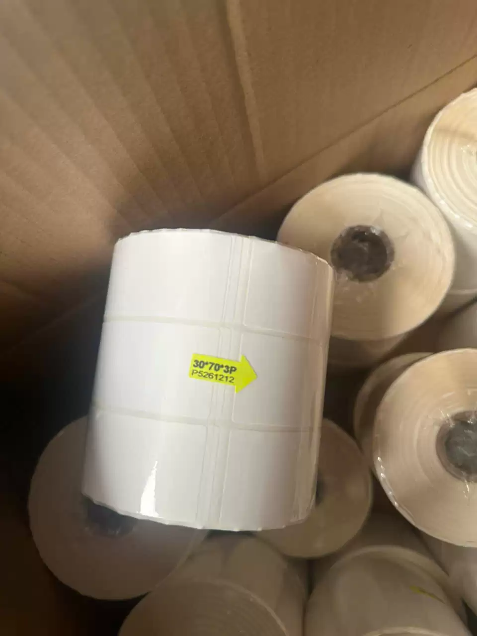 Tem PVC 30x70mm 3 Tem/Hàng Cuộn 50m – Không Ướt, Không Rách, Bền Đẹp