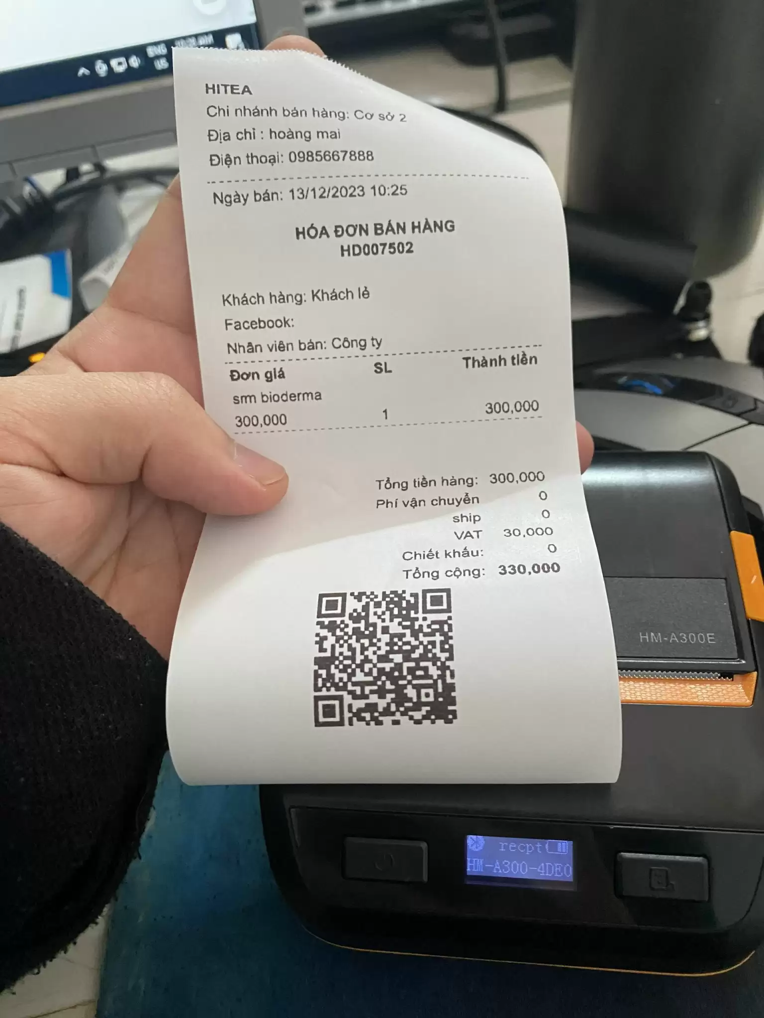 z5176334817865_a818002aadb30c064cba68f6b7ecf2e3 MÁY IN MISA ESHOP BLUETOOTH K80 – HM-A300E – IN BILL K80, IN HÓA ĐƠN ĐIỆN TỬ