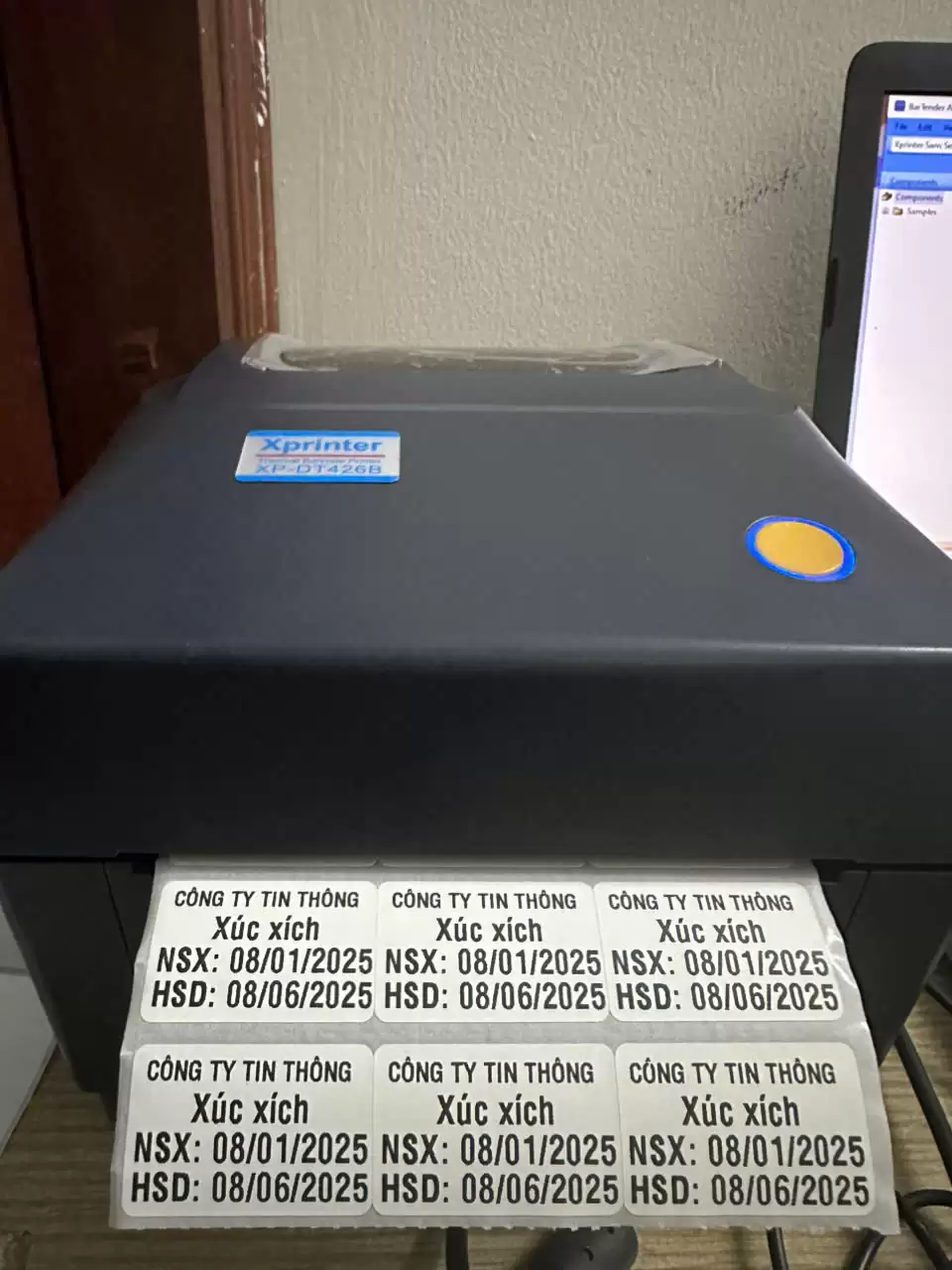 MÁY IN 3 TEM NHIỆT XPRINTER DT426B MÁY IN NHIỆT ĐƠN HÀNG A6 – XPRINTER DT426B USB + LAN