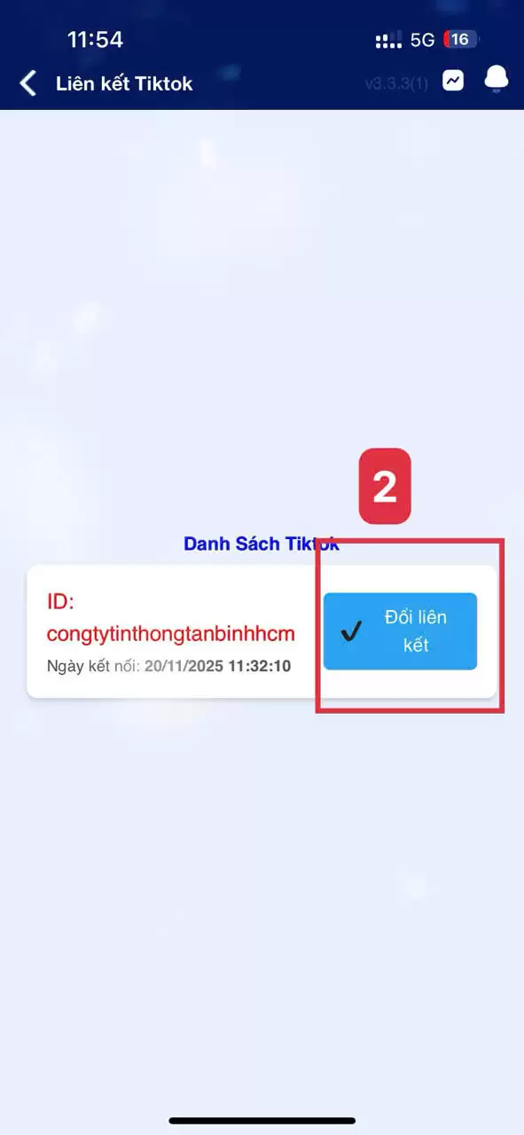 TÍNH NĂNG CHUYỂN TIKTOK MỚI KHI BỊ KHÓA TRÊN PHẦN MỀM CHOTDON.VN