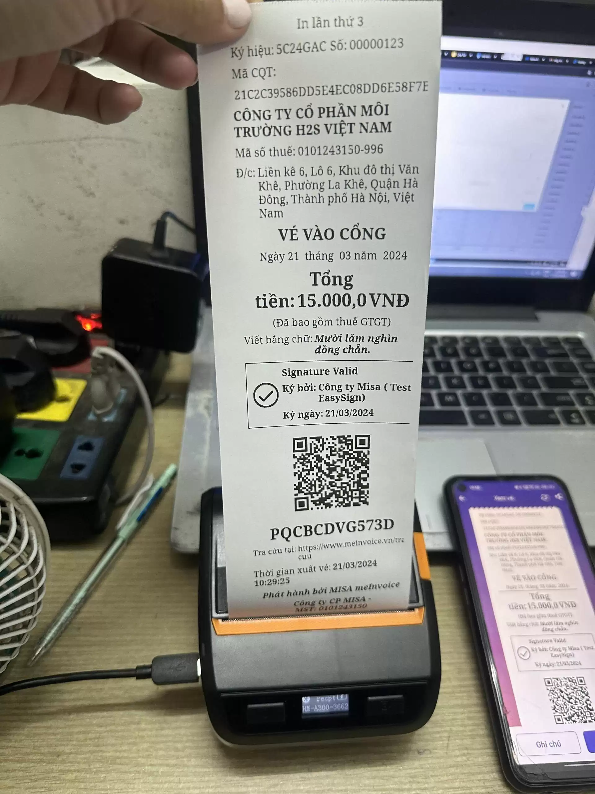 MÁY IN MISA ESHOP BLUETOOTH K80 – HM-A300E – IN BILL K80, IN HÓA ĐƠN ĐIỆN TỬ