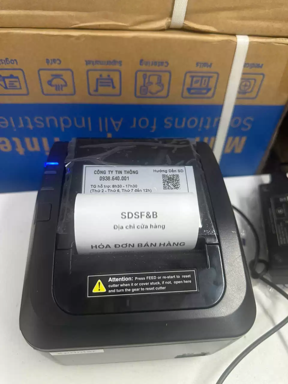máy in bill wifi k200w MÁY IN HOÁ ĐƠN EASY POS K200W (WiFi – KHÔNG DÂY)