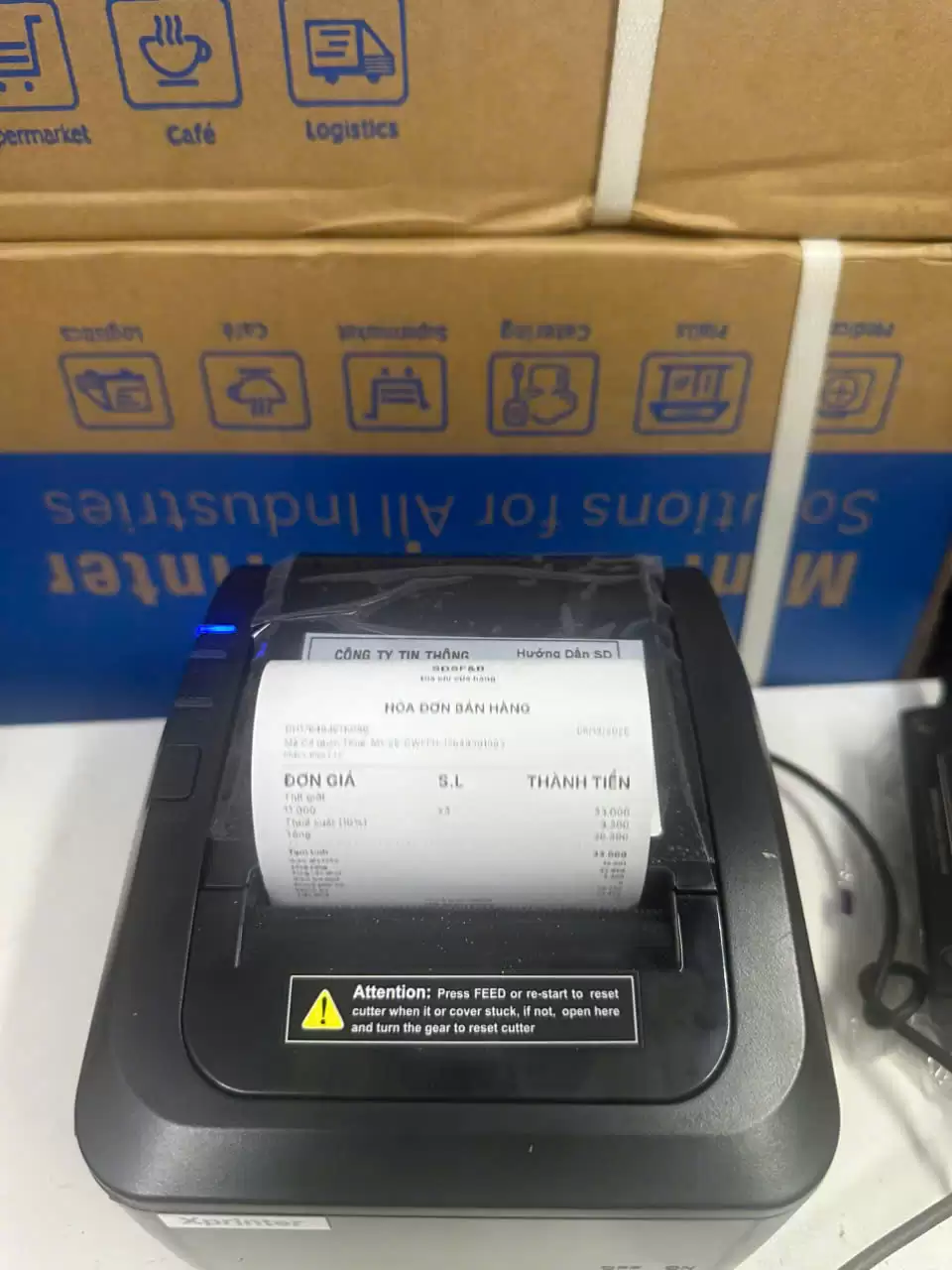 máy in k200w wifi MÁY IN HOÁ ĐƠN EASY POS K200W (WiFi – KHÔNG DÂY)