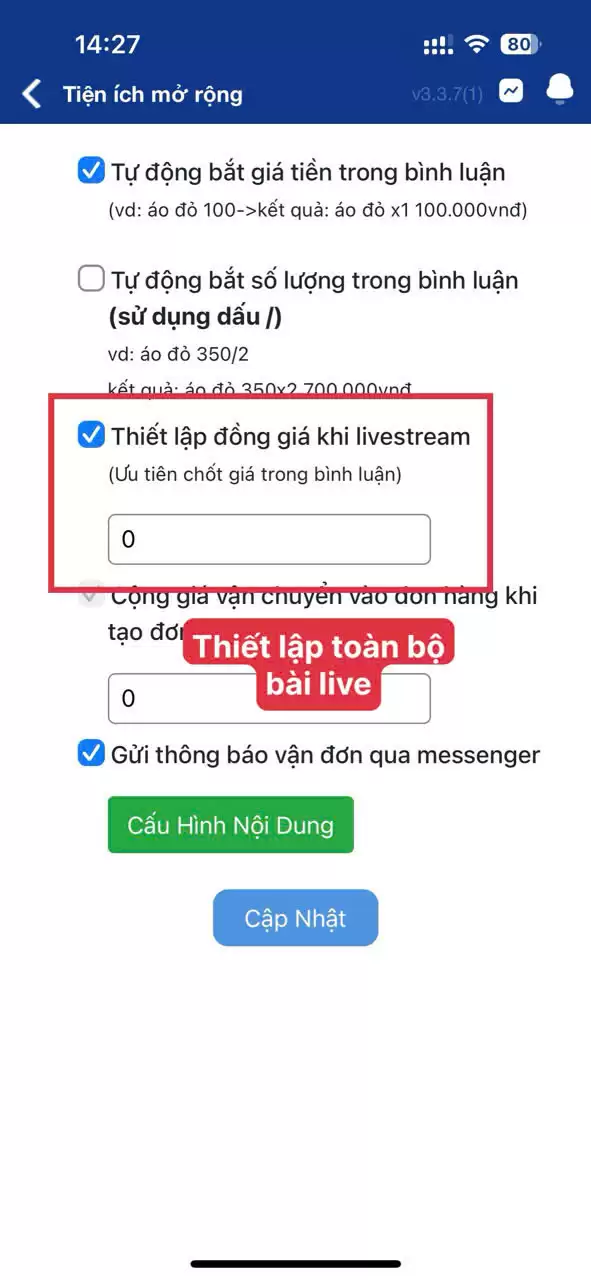 TÍNH NĂNG “IN ĐỒNG GIÁ TIỀN” – PHẦN MỀM CHOTDON.VN