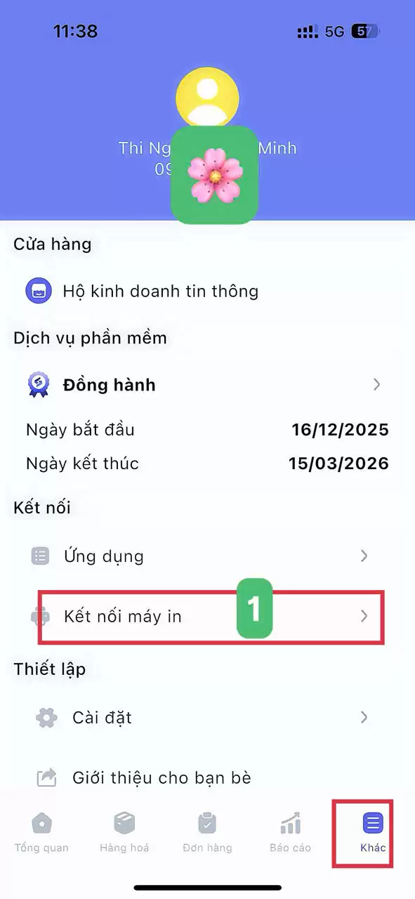 HƯỚNG DẪN KẾT NỐI MÁY IN BLUETOOTH VỚI APP MISA eShop
