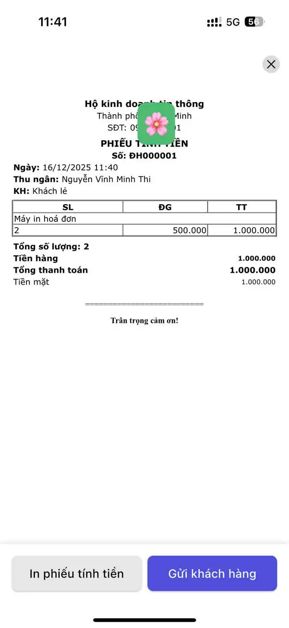 HƯỚNG DẪN KẾT NỐI MÁY IN BLUETOOTH VỚI APP MISA eShop