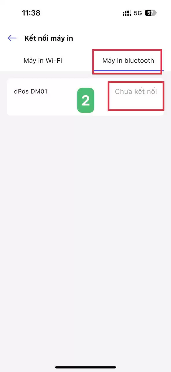 HƯỚNG DẪN KẾT NỐI MÁY IN BLUETOOTH VỚI APP MISA eShop