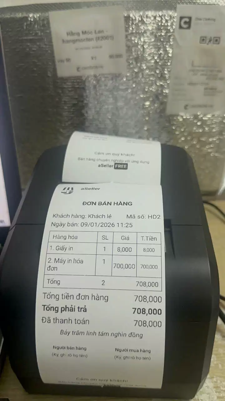 máy in bill wifi không dây, aibit MÁY IN WIFI KHÔNG DÂY ZY908 – IN HOÁ ĐƠN MIỄN PHÍ TRÊN APP ASELLER