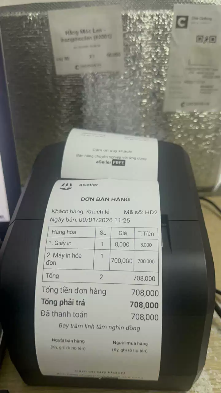 máy in hóa đơn in app ASELLER miễn phí MÁY IN WIFI KHÔNG DÂY ZY908 – IN HOÁ ĐƠN MIỄN PHÍ TRÊN APP ASELLER