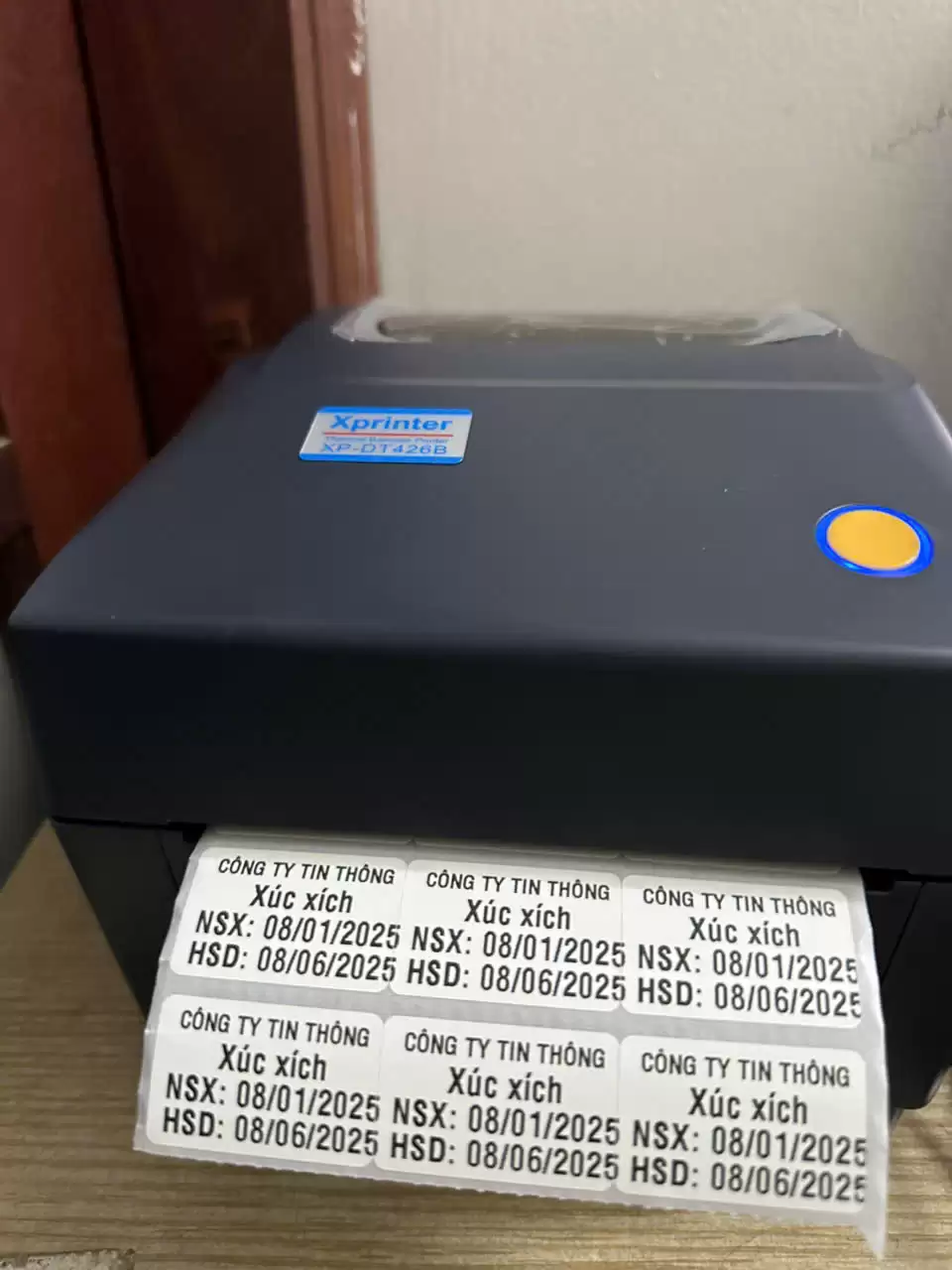 Máy in Xprinter 426B Máy In Tem Nhiệt Nhãn Phụ, Tem Thông Tin Sản Phẩm Xprinter DT426B