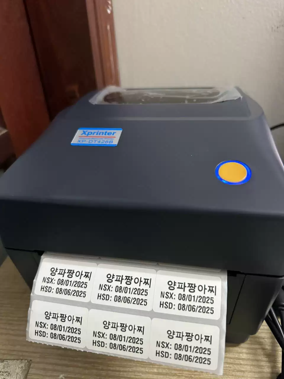 Máy in mã vạch Xprinter DT-426B (USB) Máy In Tem Nhiệt Nhãn Phụ, Tem Thông Tin Sản Phẩm Xprinter DT426B