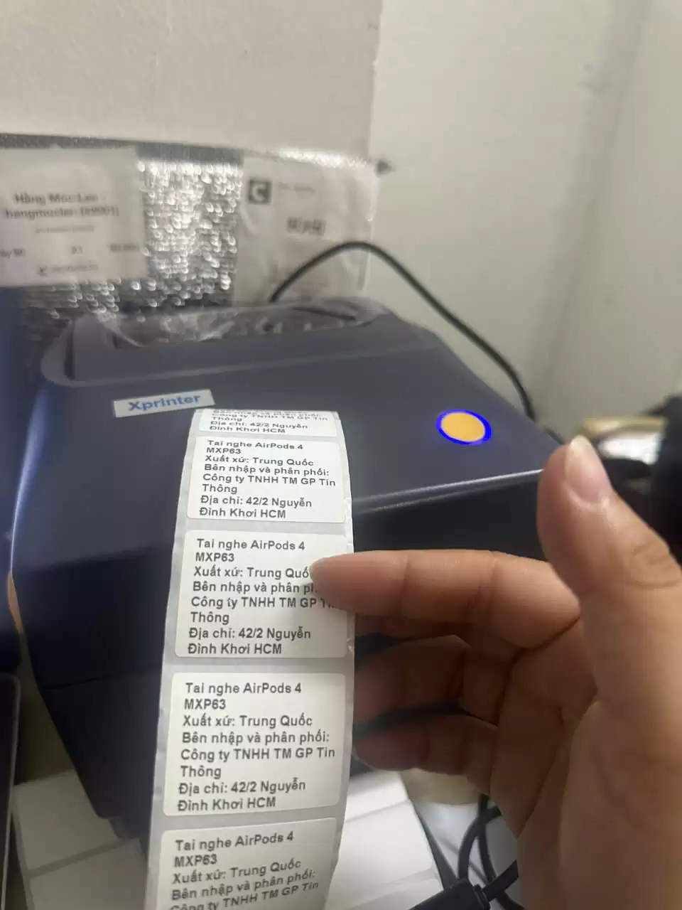 Máy in nhiệt Xprinter DT426B Máy In Tem Nhiệt Nhãn Phụ, Tem Thông Tin Sản Phẩm Xprinter DT426B