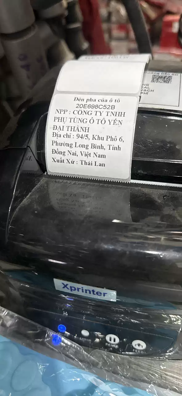 Máy in tem nhãn phụ thông tin sản phẩm, mã vạch Xprinter XP-365B (USB + LAN)