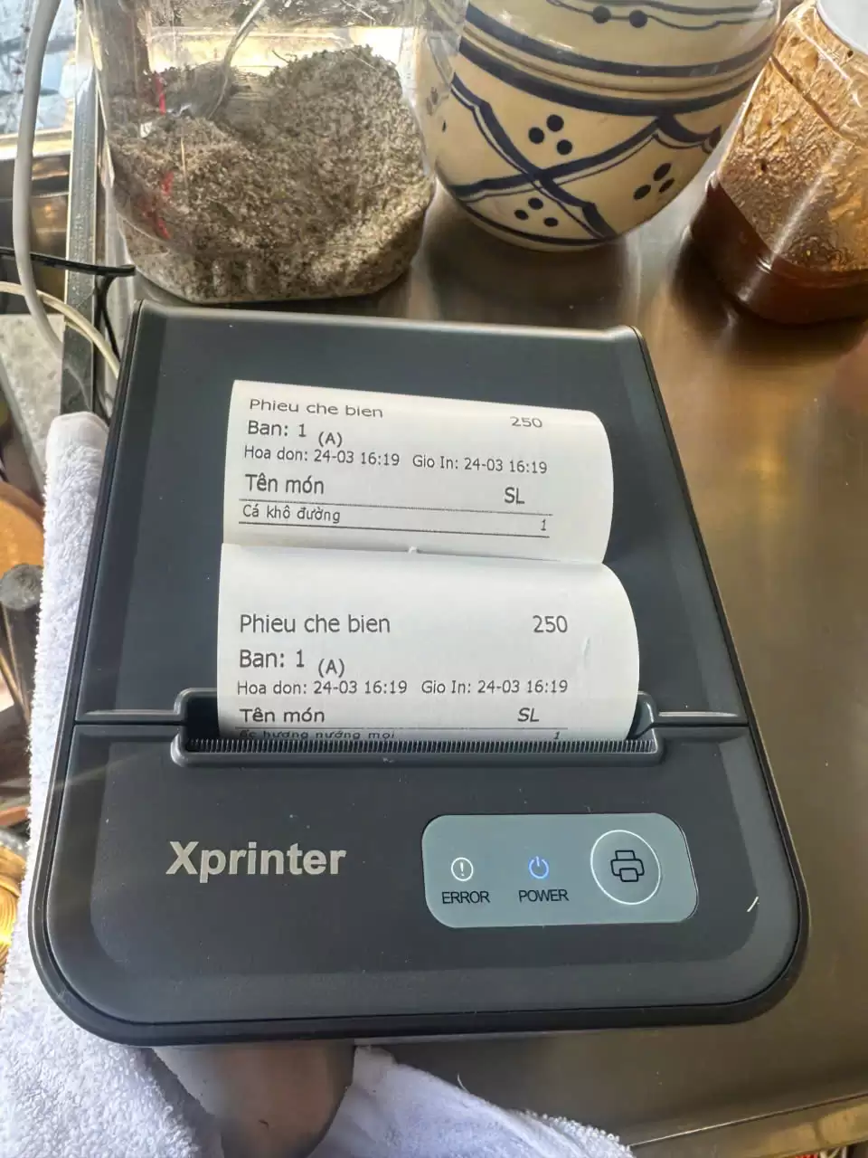 Máy in order bếp có chuông báo Xprinter 80TS