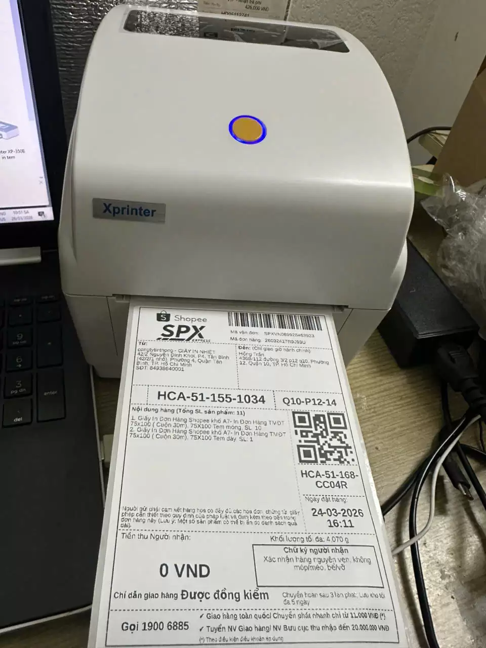 máy in tem Shope máy in tem Shope