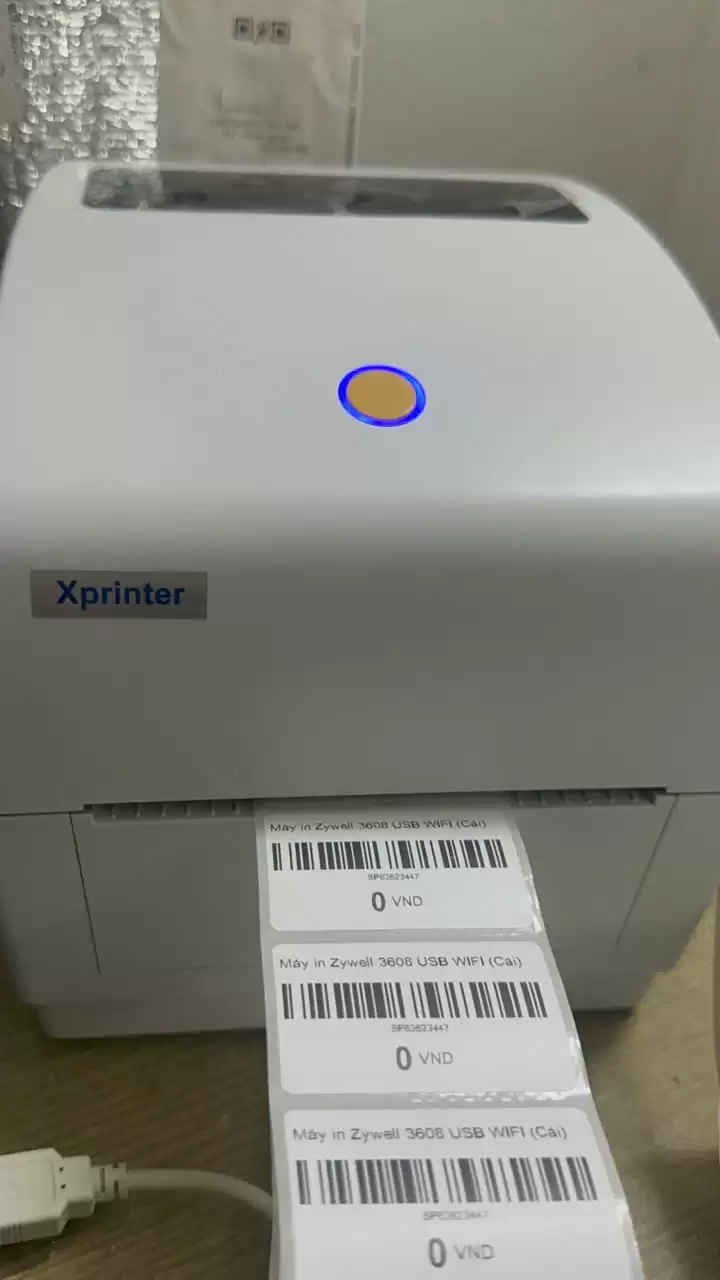 máy in tem mã vạch 428A máy in tem mã vạch XP-428A