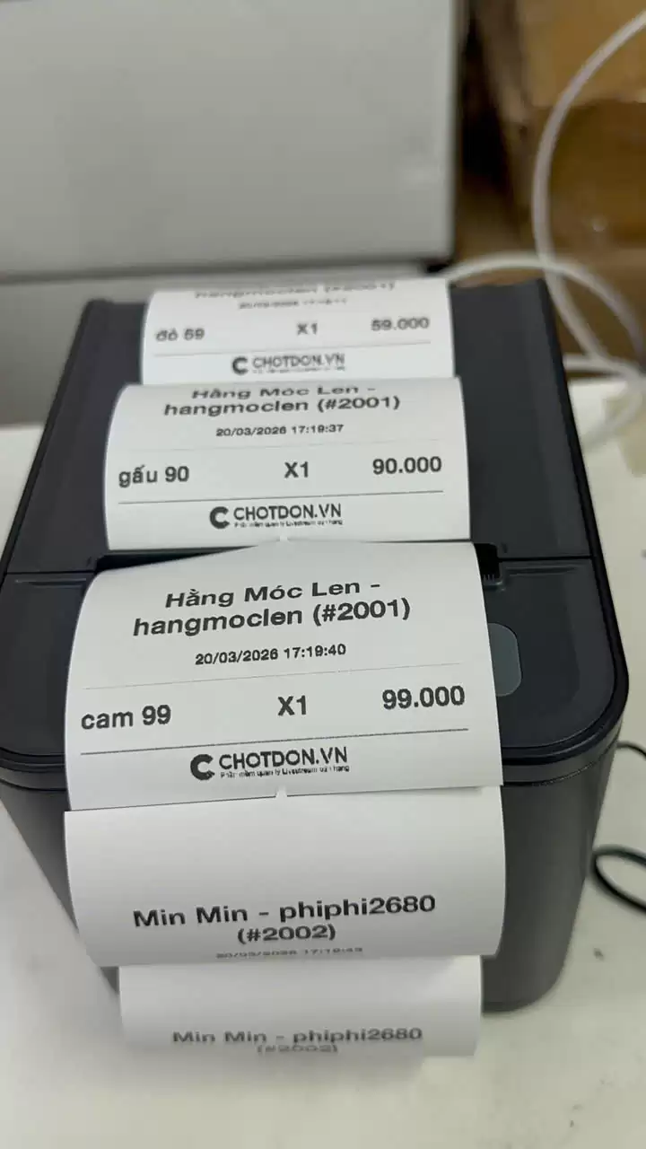 Máy In Bình Luận Fanpage – Xprinter 80TS (USB + LAN)