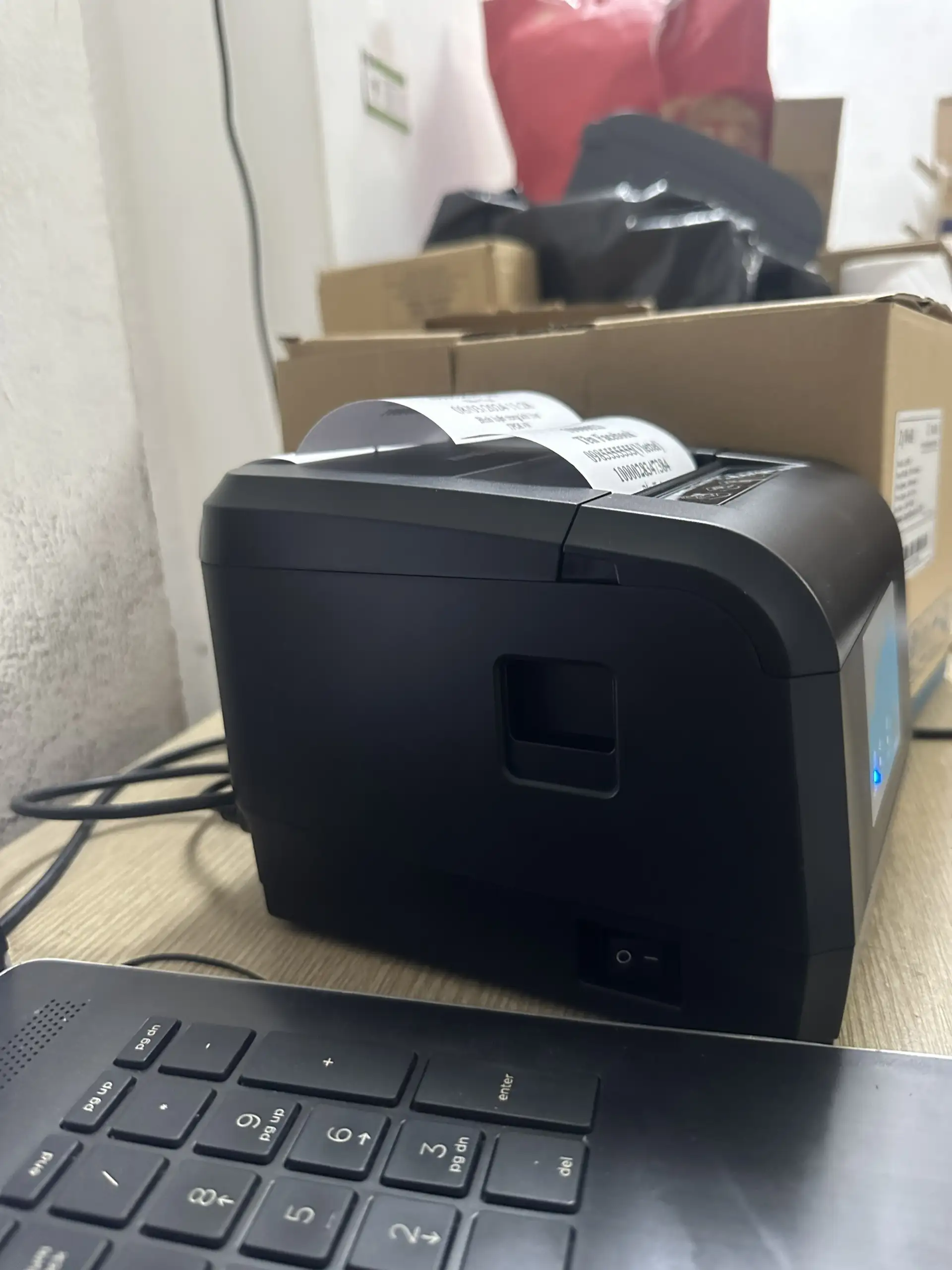 máy in Wifi ZY908 Máy In Wifi Không Dây ZY908 Kết Nối Phần Mềm CukCuk