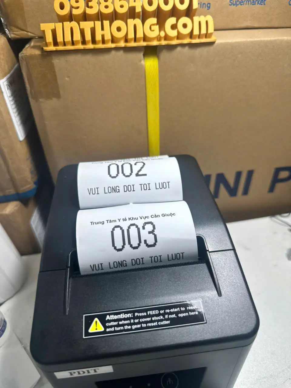 Top 2 Máy In Số Thứ Tự Phổ Biến Hiện Nay: ZYWELL ZY307Q và PDIT PD805KL