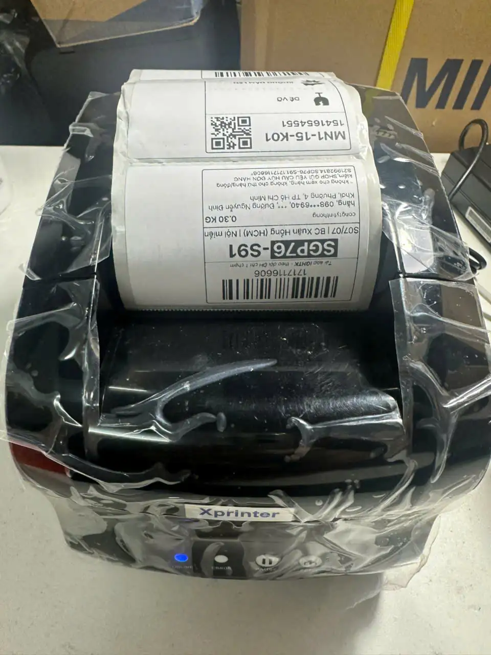 Máy in đơn GHTK qua điện thoại khổ 75x50 Xprinter 365B Máy in đơn GHTK qua điện thoại khổ 75×50 Xprinter XP-365B