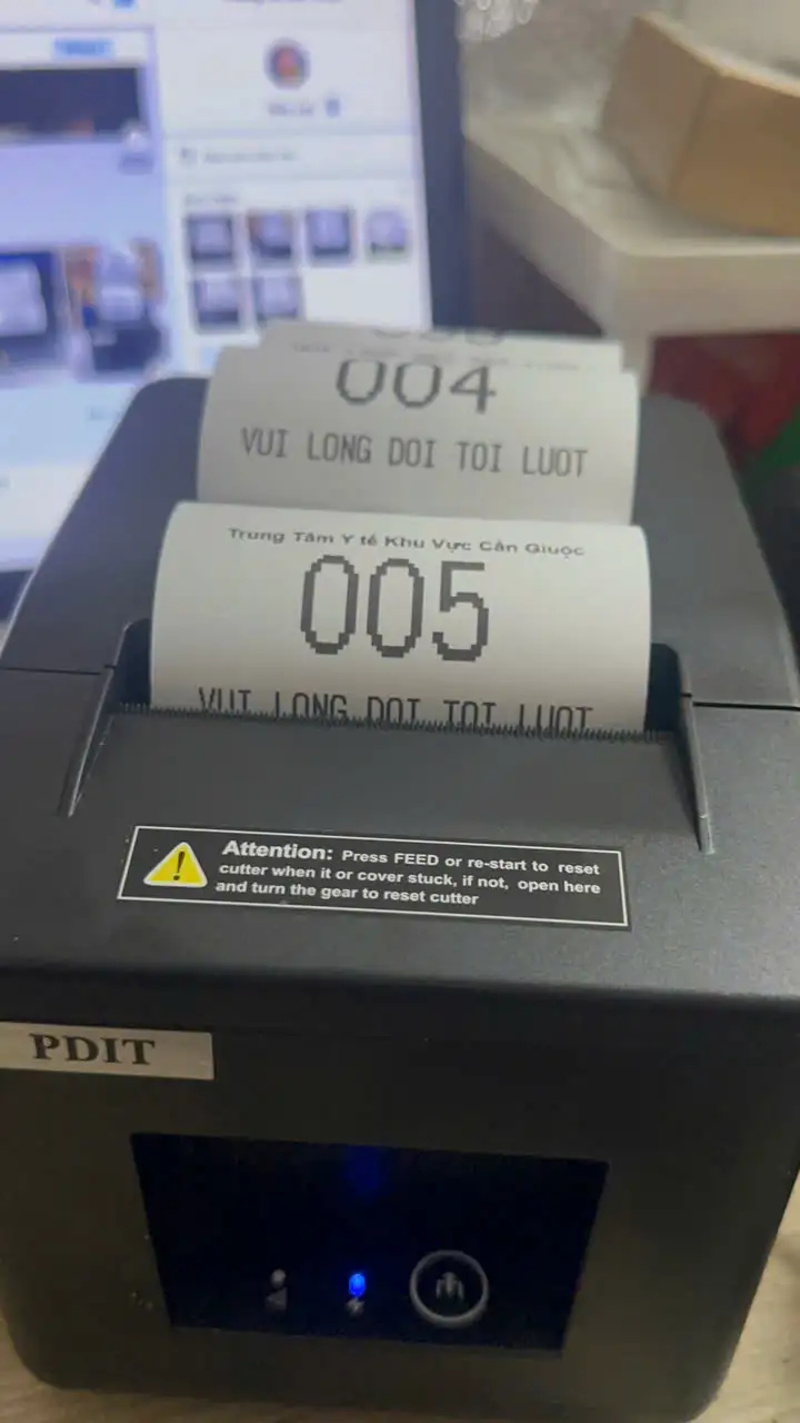 máy in số thứ tự giao thông Máy In Số Thứ Tự Xử Lý Vi Phạm Qua Hình Ảnh PD805KL