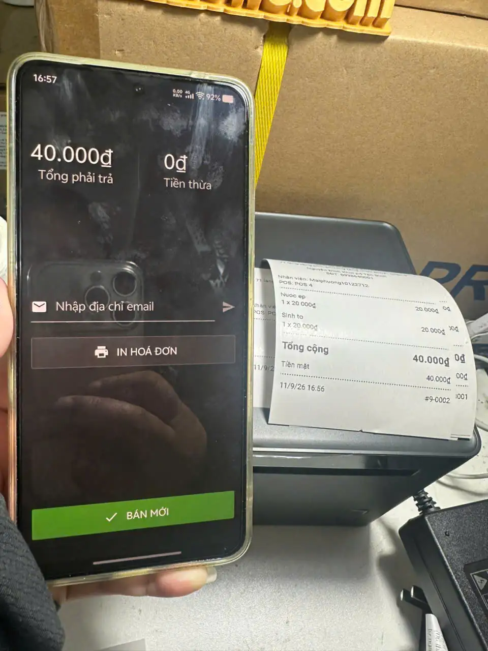 Máy In Bill Bluetooth K80 In Ứng Dụng Loyverse POS – HPRT TP80N-M