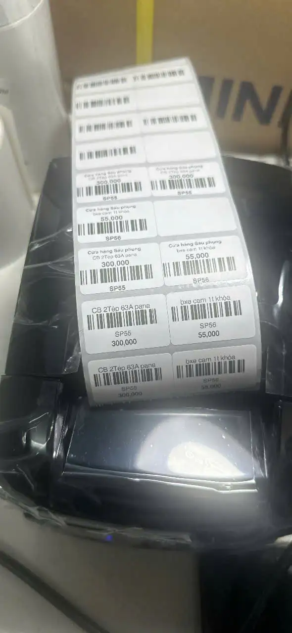Máy in tem nhãn bado Máy In Tem Nhãn Xprinter 365B Sử Dụng Phần Mềm Bado