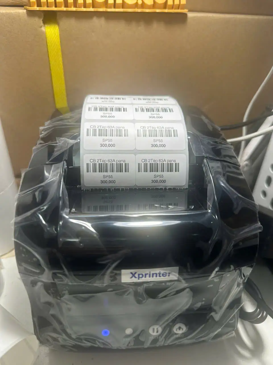 Máy in tem nhãn mã vạch bado Máy In Tem Nhãn Xprinter 365B Sử Dụng Phần Mềm Bado