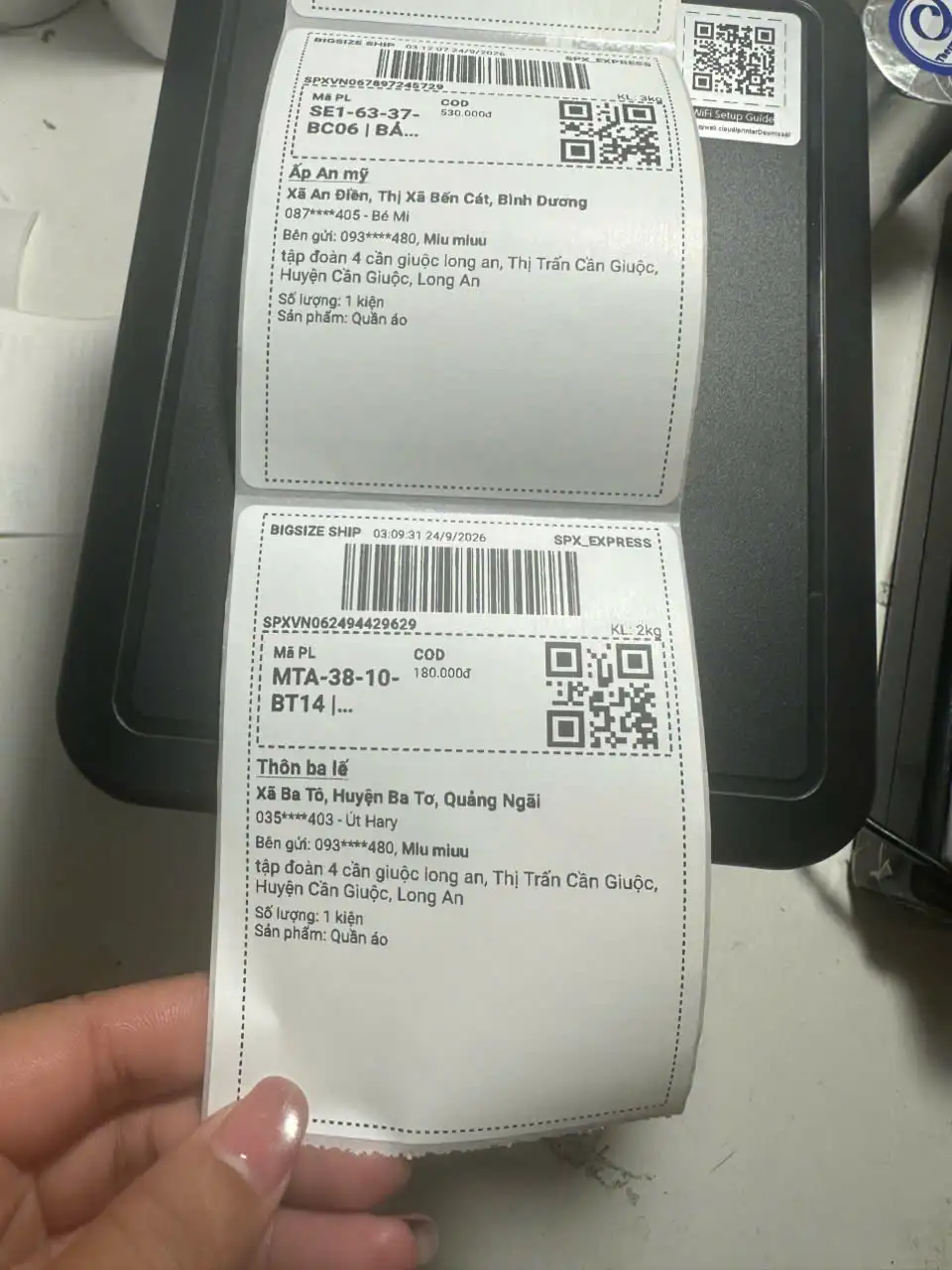 MÁY IN ĐƠN HÀNG BIGSIZE SHIP ZYWELL ZY3608 – KẾT NỐI ĐIỆN THOẠI QUA WIFI KHÔNG DÂY