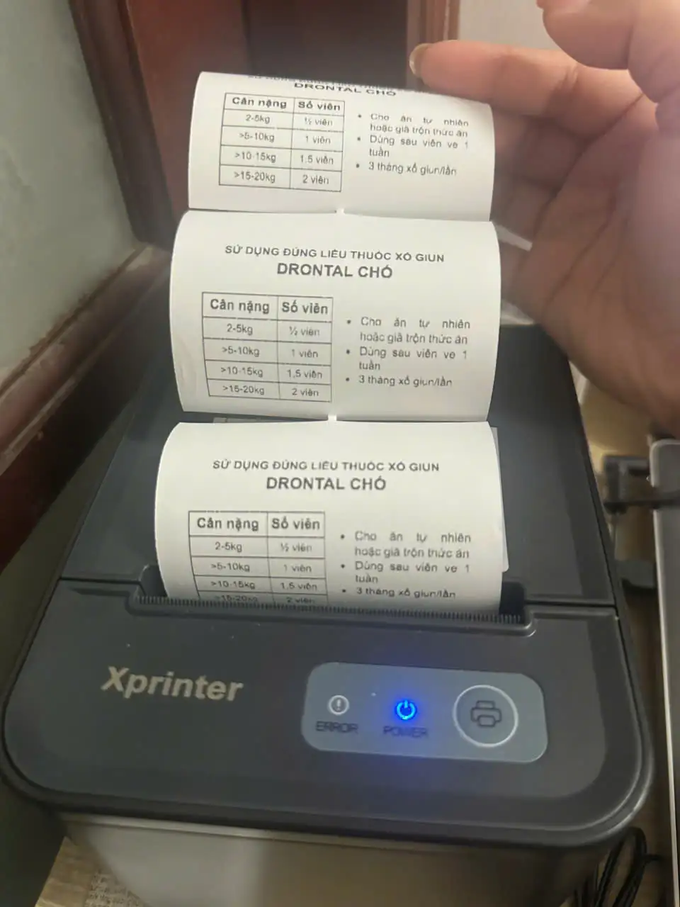 Máy In Bill Thông Tin Sản Phẩm K80 Xprinter 80TS Cắt Giấy Tự Động
